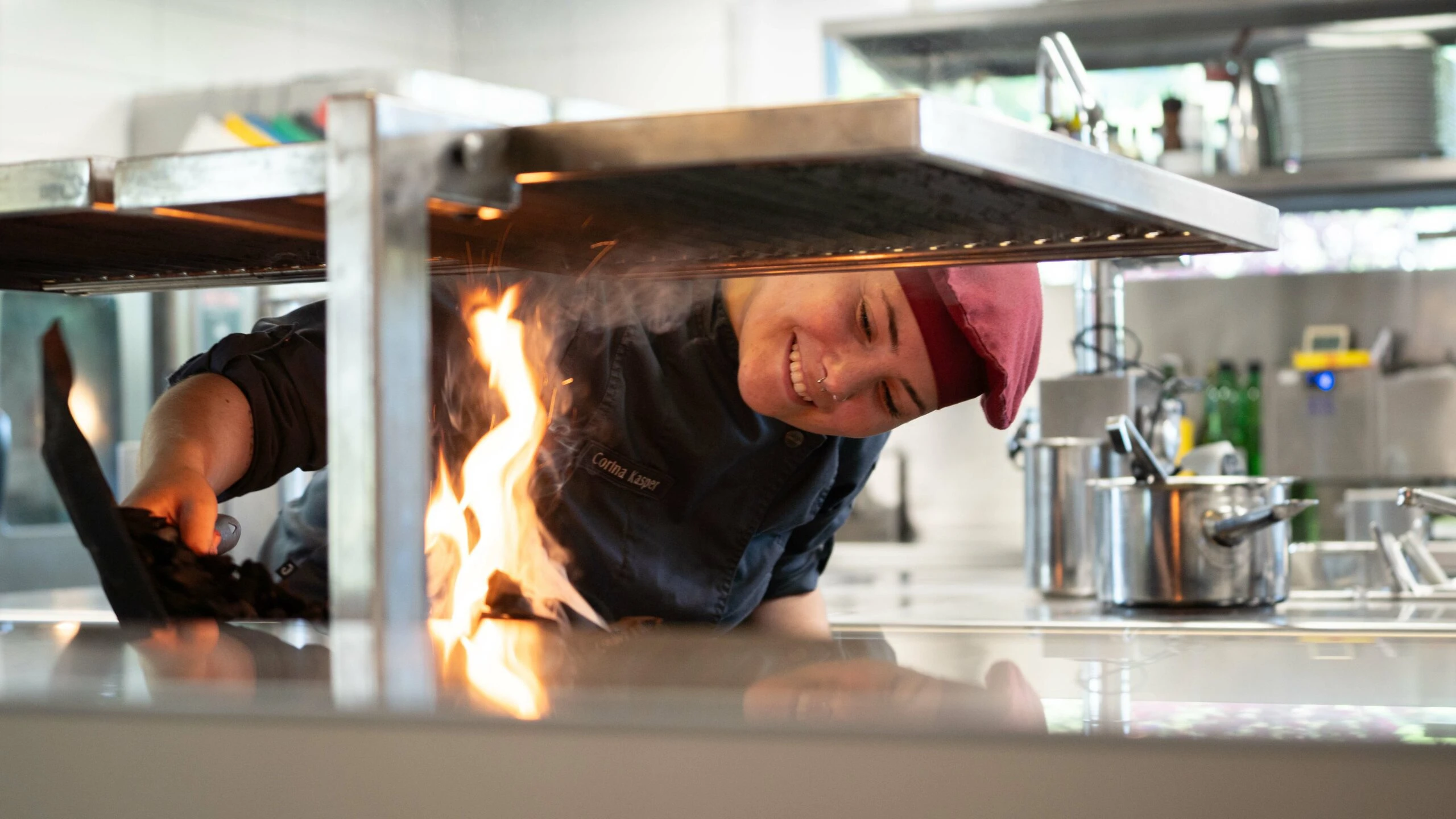 Corina Kaspar, Köchin